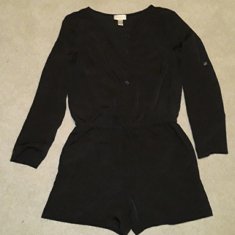 LOFT BLACK ROMPER